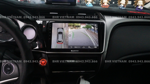 Màn hình DVD Android liền camera 360 xe Honda City 2018 - 2020 | Elliview S4 Basic